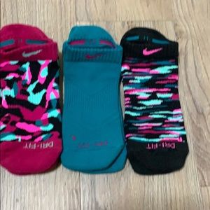 Nike Dri-Fit Cushion Low Sock Women Med 3 pair